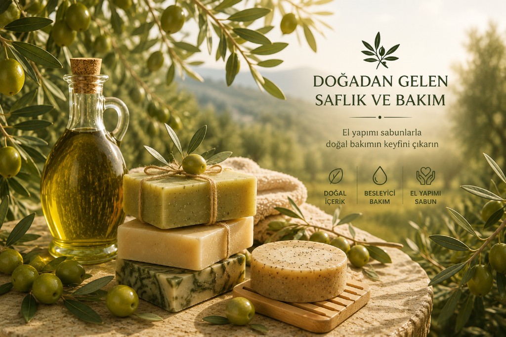 El yapımı zeytinyağı sabunları